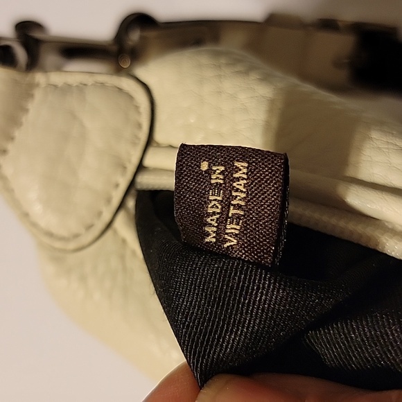 COACH Small/Mini Leatherware Bag Ivory Pebble Leather NWOT - Picture 13 of 13